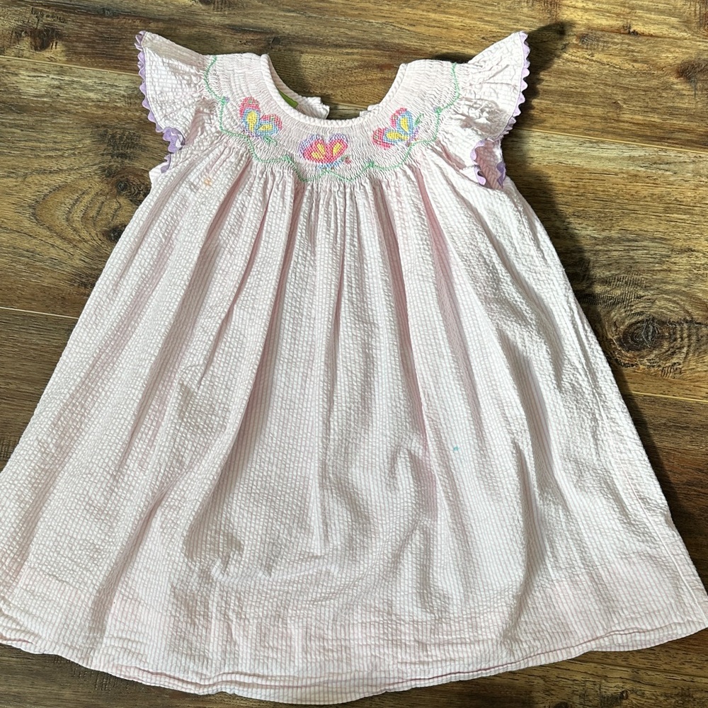 Smocked Butterfly Dress
